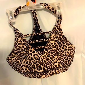 Zyia!!! XXL LEOPARD GRID BRA NWOT